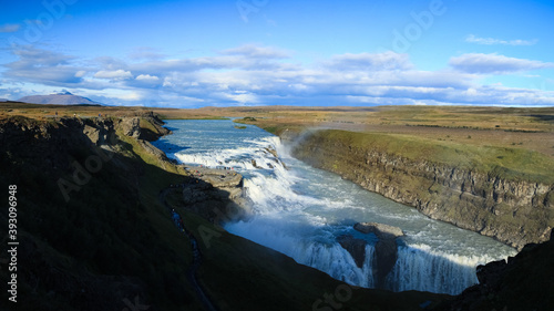 Island  Wasserfall Gullfoss