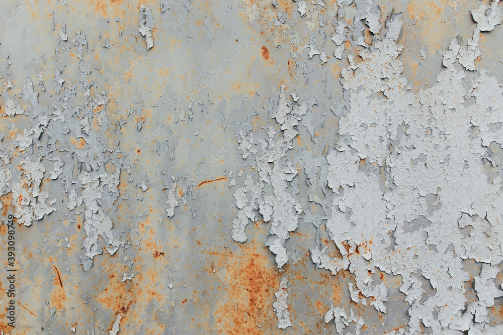 Old rusty texture, old paint on the wall