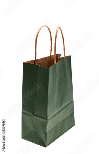 paper color bag isolated