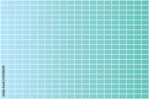 Blue and green tile background. Vector background.