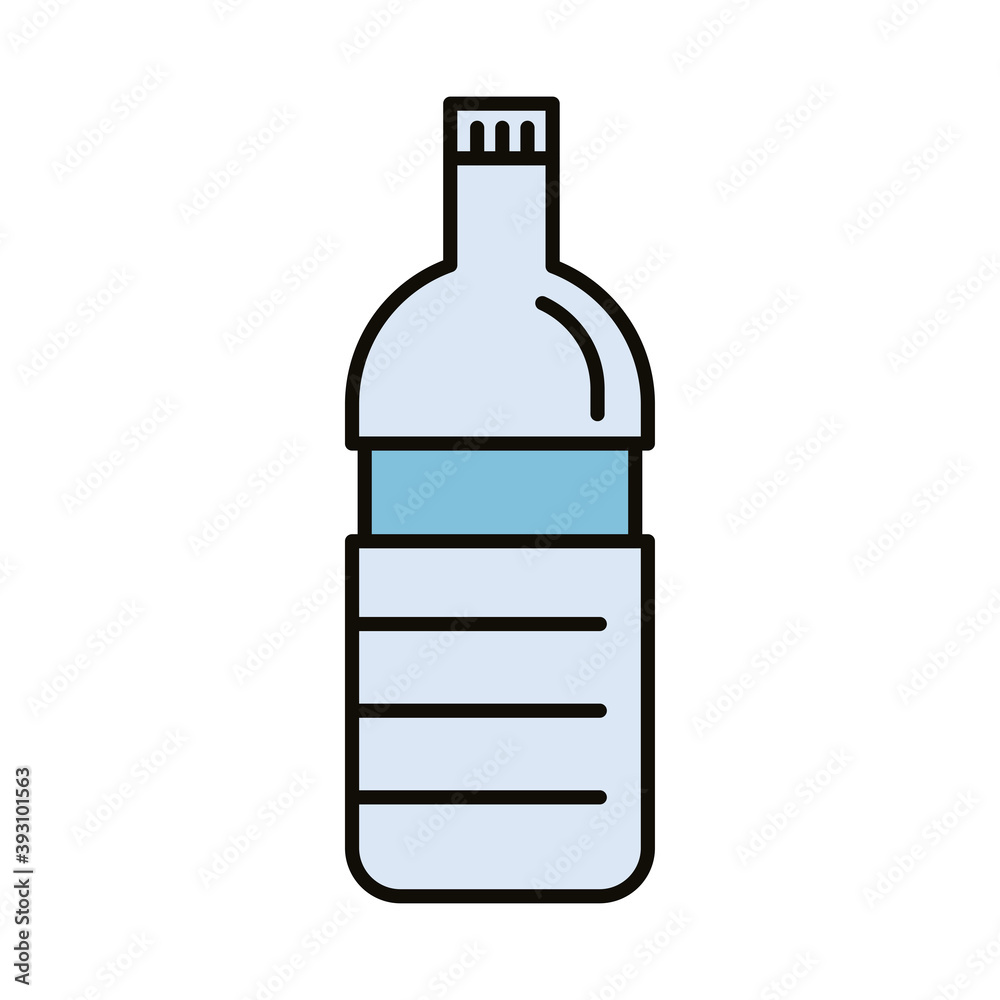 beverage water bottle line and fill icon beverage water bottle line and fill icon