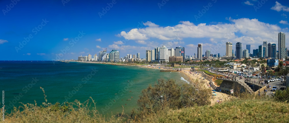Fototapeta premium Israel, Tel Aviv, Strand