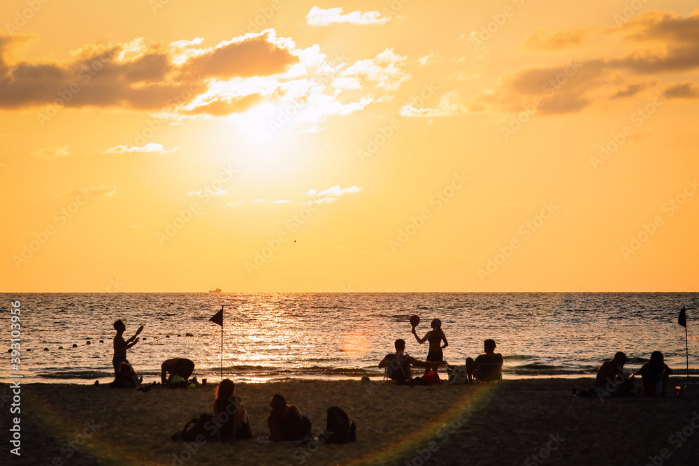 Fototapeta premium Israel, Tel Aviv, Strand