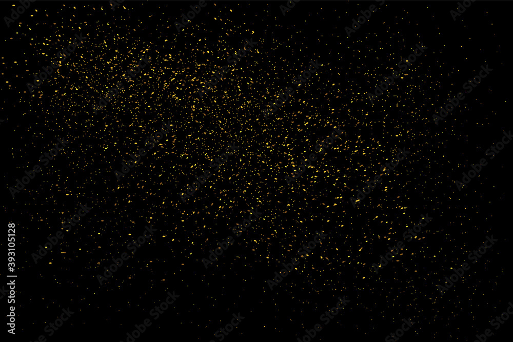 Falling glitter gold particles sparkles. Golden sparkling magical dust. Falling glitter gold particles sparkles. Golden sparkling magical dust.