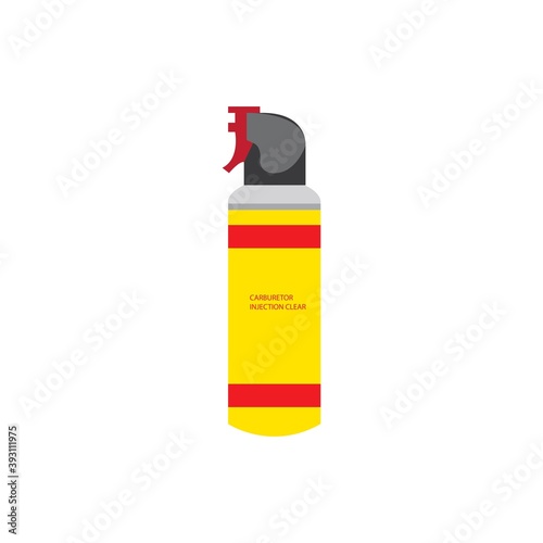 injector cleaner spray vector design
