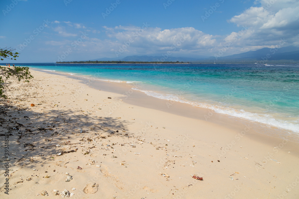 beach of the Gili Meno island