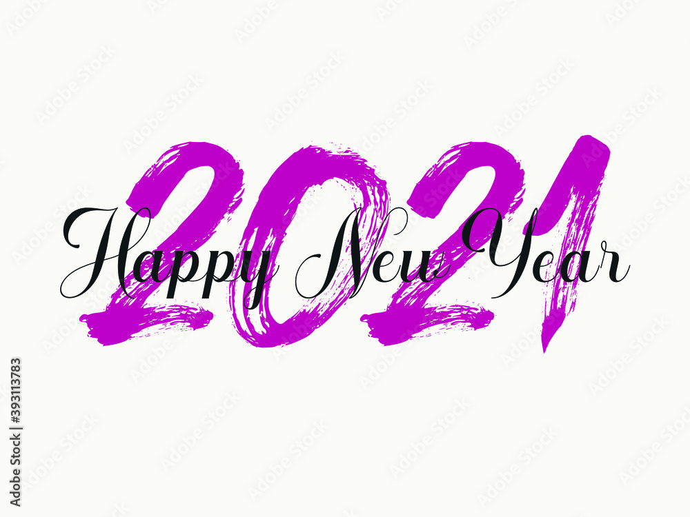 2021 happy new year stylish text vector design 2021 happy new year stylish text vector design