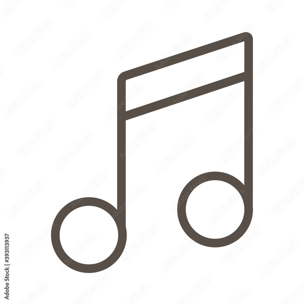 music note line style icon music note line style icon