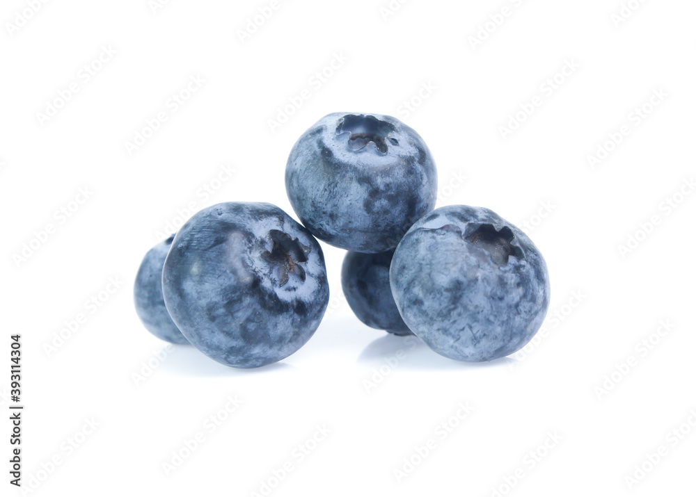 blueberries isolated on white background blueberries isolated on white background