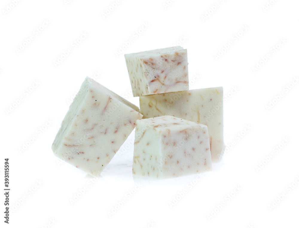 taro isolated on white background taro isolated on white background