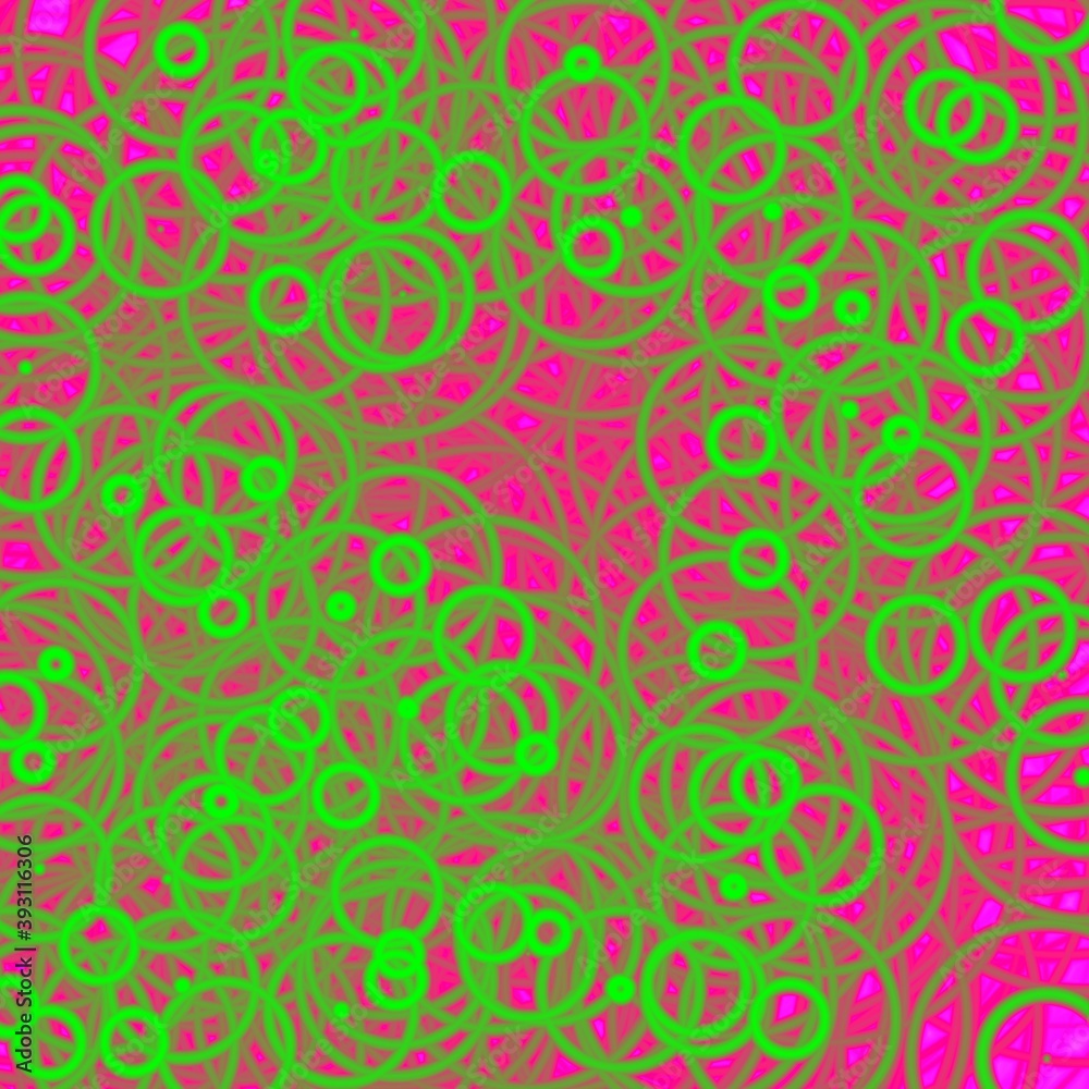 Pink green design, abstract texture seamless background with flowers