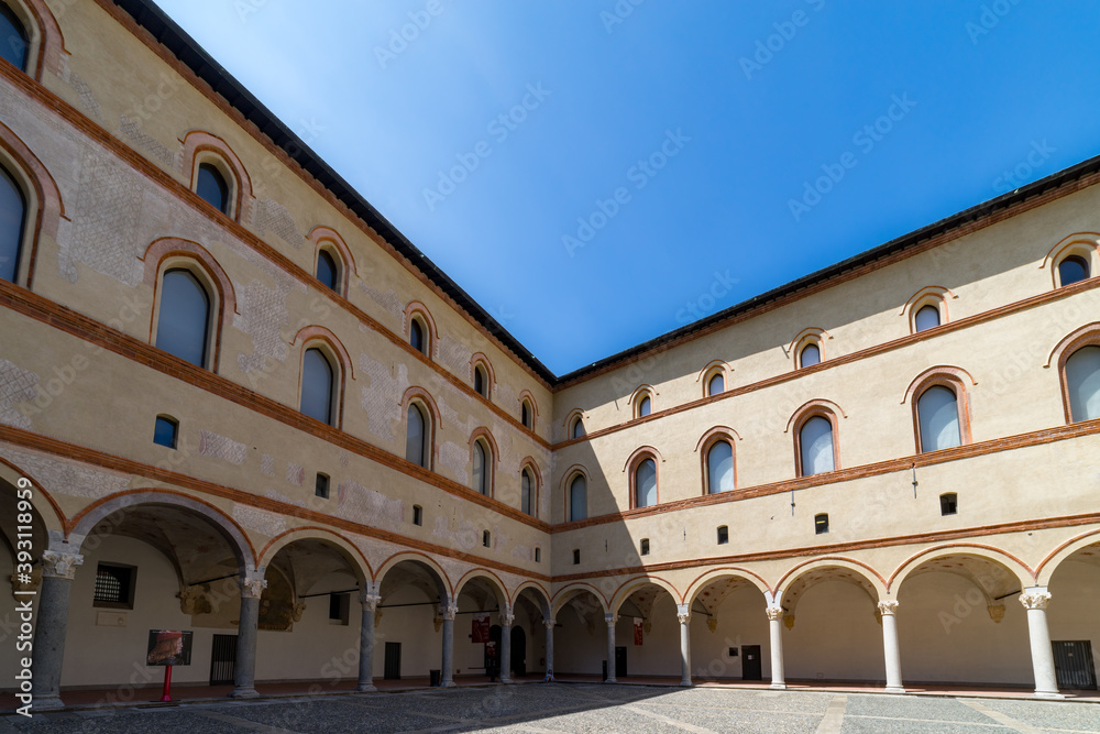 Sforza Castle Italian: Castello Sforzesco : one of the main symbols of Milan and its history