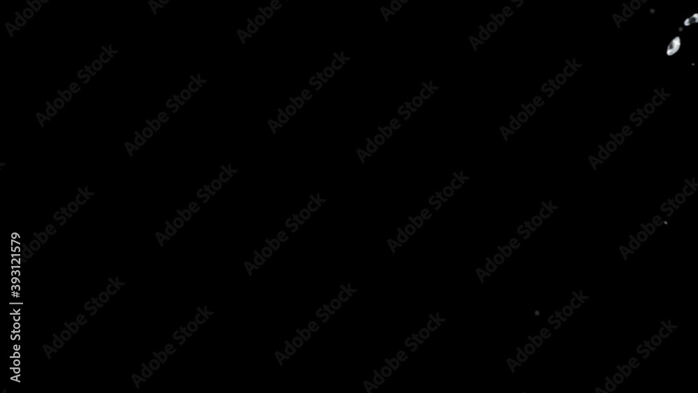 Water Splash Transition on black background. 3d illustration. Water Splash Transition on black background. 3d illustration.