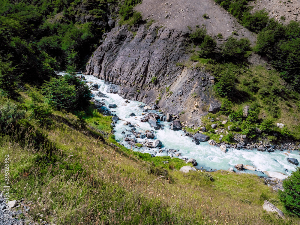 Obraz premium river in the mountains