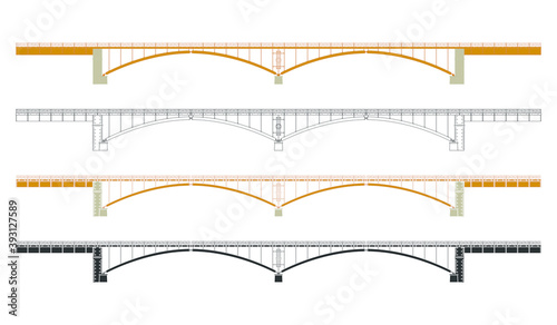 Santa Ifigenia viaduct, Sao Paulo, Brazil.