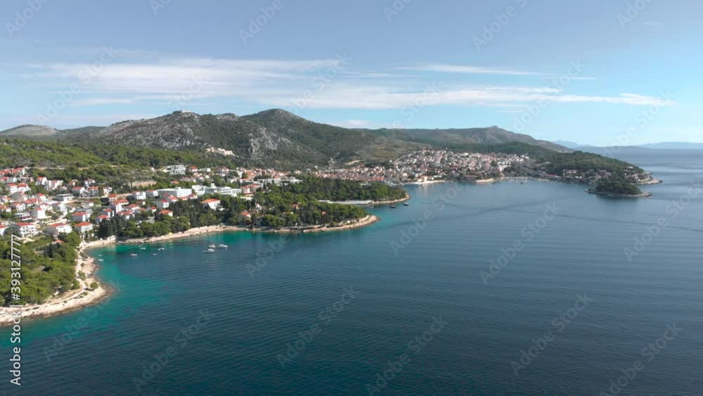 Beautiful Aerial View of city of Split, Croatia on Adriatic Sea Coast Beautiful Aerial View of city of Split, Croatia on Adriatic Sea Coast