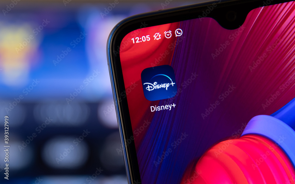 disney plus app icon purple