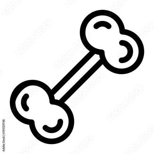 
Bone health vector in modern filled style 
