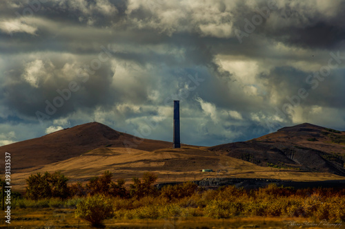 Картината върху платно Smoke Stack