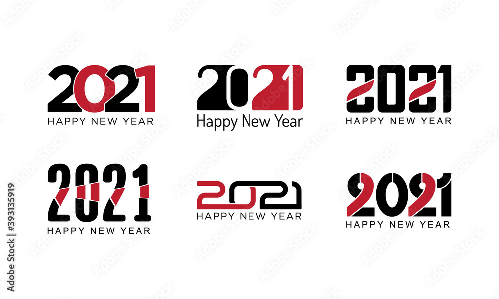 Vector logo 2021 Happy New Year signs. Set of 2021 Happy New Year symbols. Greeting card artwork, brochure template. Isolated background. Vector logo 2021 Happy New Year signs. Set of 2021 Happy New Year symbols. Greeting card artwork, brochure template. Isolated background.
