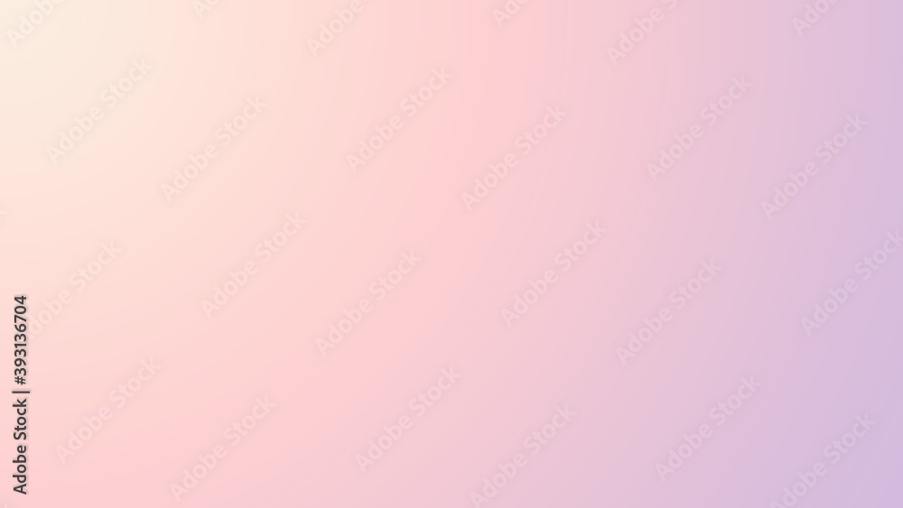 Mixed of pastel purple and light pink solid color radial gradient background