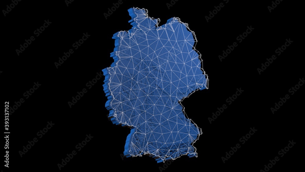 germany nation country 3d digital