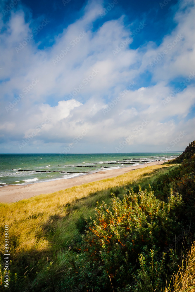 Beach at the Baltic Sea in Mecklenburg-Western Pomerania, Germany