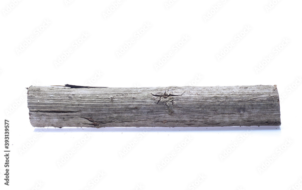 Pine logs on white background Pine logs on white background