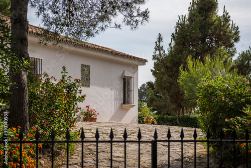 View of a country house in Sunny weather near Sotogrande photo