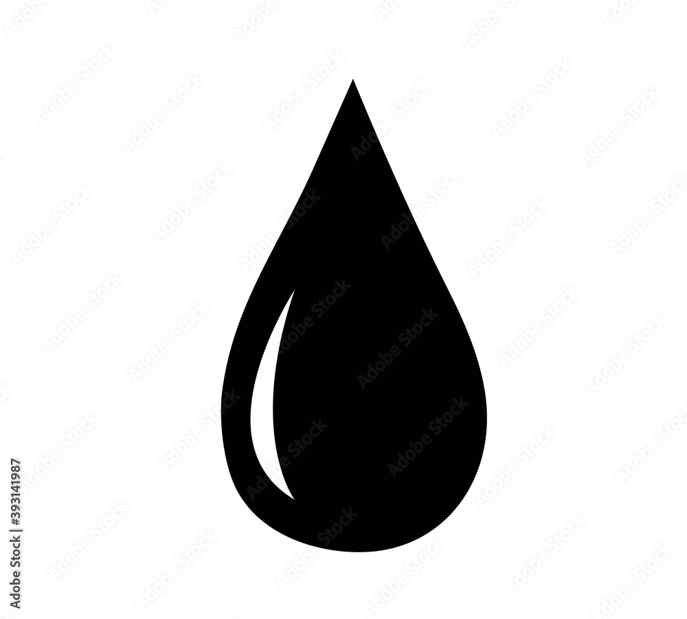 Signal Water Drop vector icon isolated.