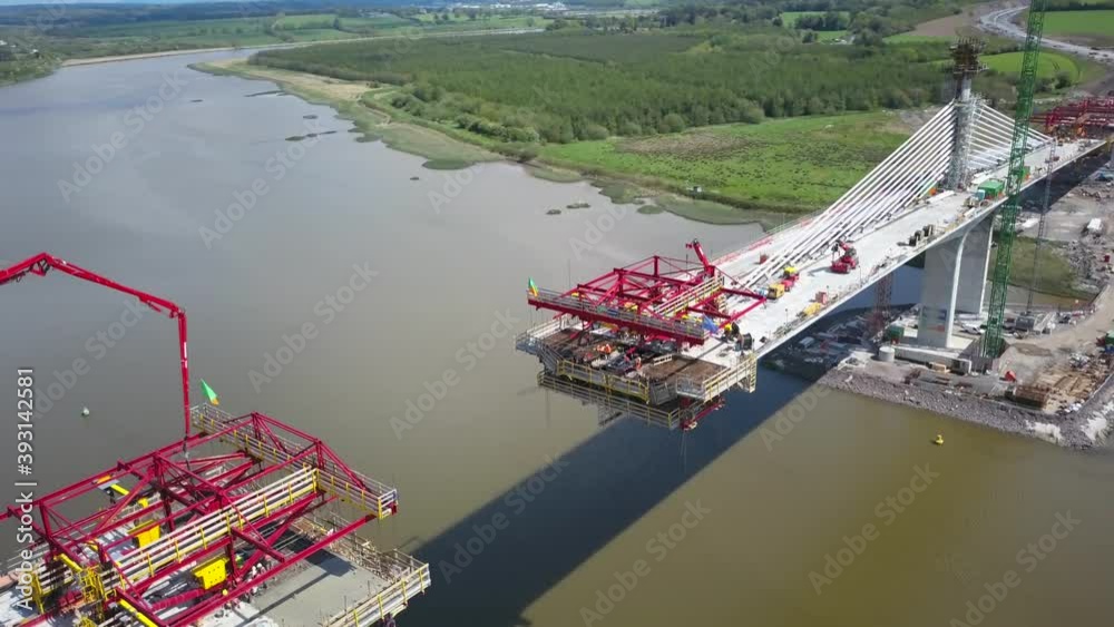 Ireland New Ross N25 by pass bridge construction Rose Fitzgerald Kennedy Bridge 12.05.2019