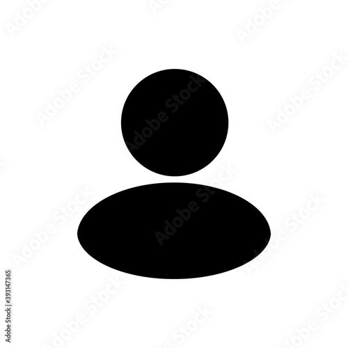 User profile icon. Account icon vector illustration for website, social networks