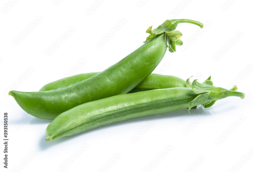 green Pea vegetable isolated on white background green Pea vegetable isolated on white background