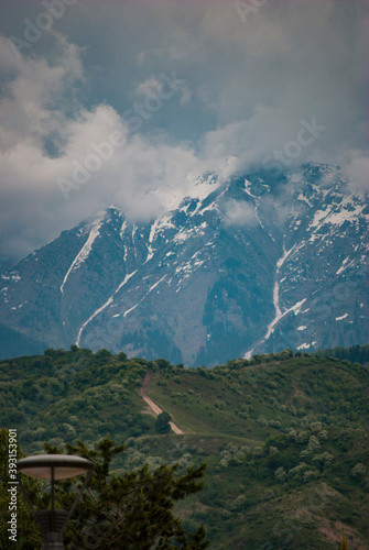 storm over the mountains