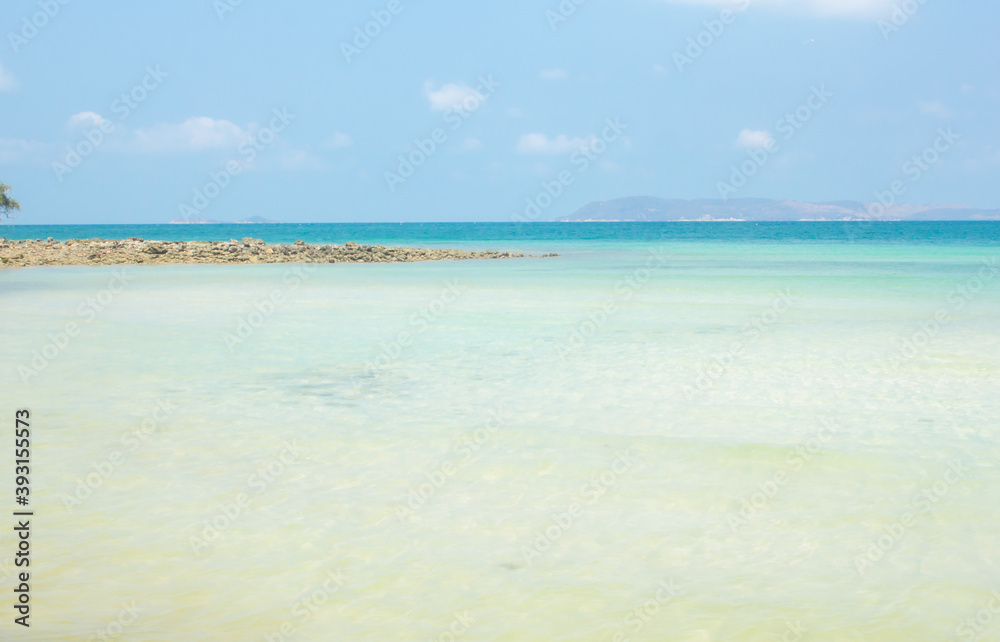 beach and tropical sea