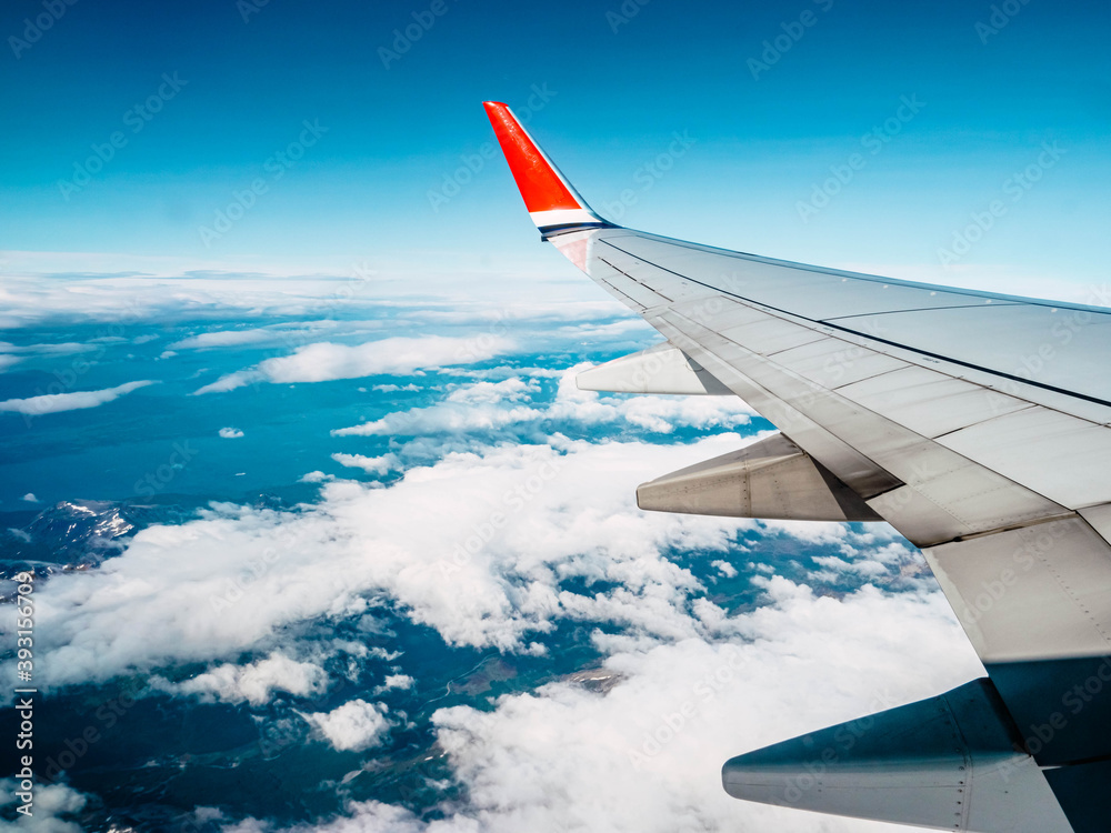 Fototapeta premium wing of airplane
