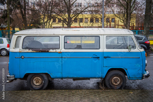 Vintage car on a Berlin street