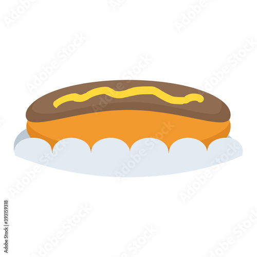 
Grilled frankfurter considered as a junk food

