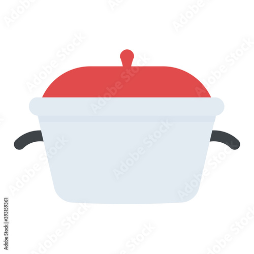 
A cooking non stick saucepan, casserole
