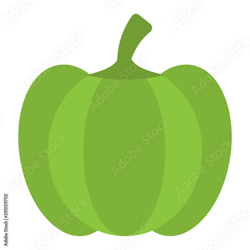 
Pepper, green bell pepper or capsicum 
