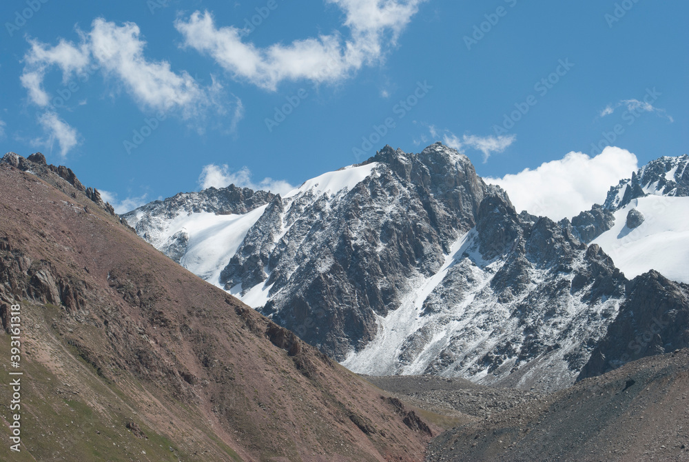 landscape with snow