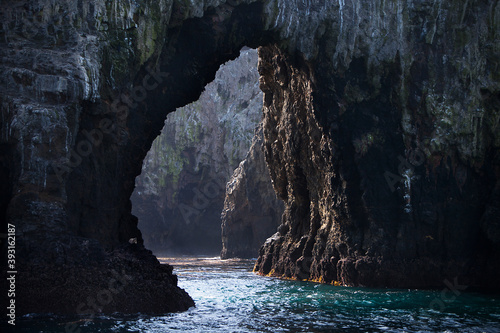 View of arch rock on Anacapa Island photo