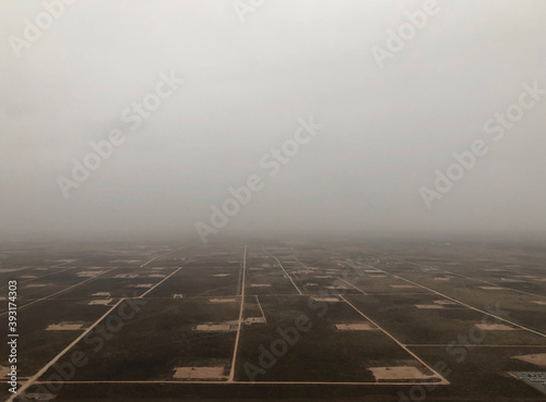Photography Aerial view of Permian Basin Oil Patch