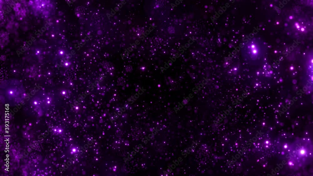 Calming and Zen-like harmony of spiritual divine violet glowing abstract purple bokeh particles. Mystic 3D animation as concept for religious and ethereal transcendent meditation loop background. Calming and Zen-like harmony of spiritual divine violet glowing abstract purple bokeh particles. Mystic 3D animation as concept for religious and ethereal transcendent meditation loop background.