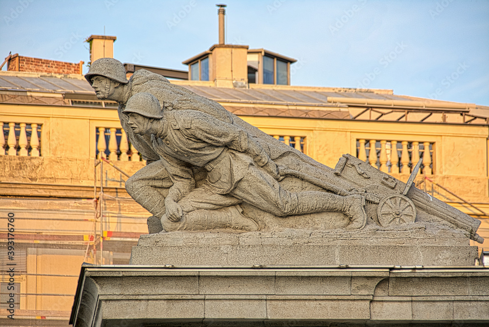 Obraz premium Russendenkmal Wien Schwarzenbergplatz