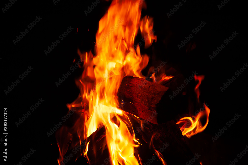 Obraz premium Food. BBQ fire