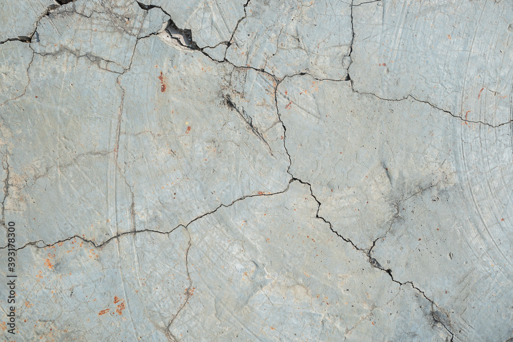 Obraz premium cracked stone wall background