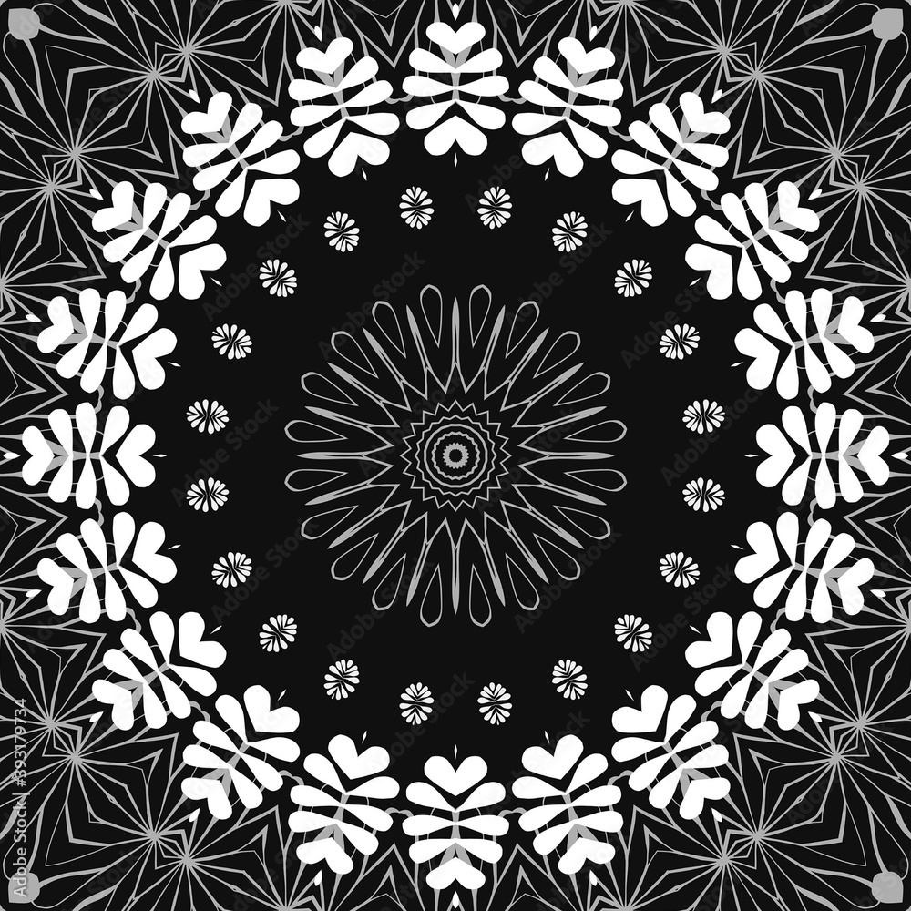 spiritual symbol round and abstract ornament spiritual symbol round and abstract ornament