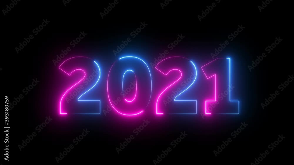 2021 happy new year celebration neon background 2021 happy new year celebration neon background