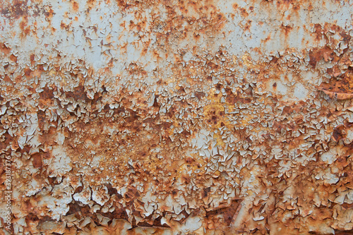 Rust, metal corrosion close-up, background